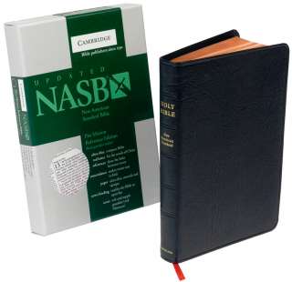 NASB Bible Pitt Minion Reference Edition Black Goatskin  