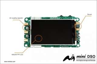 Nano  ARM USB Portable Pocket Sized Storage Oscilloscope DSO203 4CH 