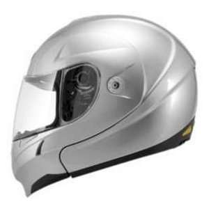  KBC FFR SILVER LG MOTORCYCLE Full Face Helmet Automotive