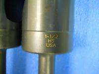Piece Drill Bit Set HSS 1 1/16 to 1 1/2 Reduced Shank  