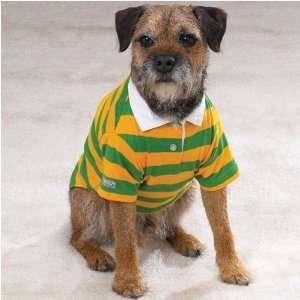  Casual Canine Rugby Polos   Green and Gold Small Kitchen 