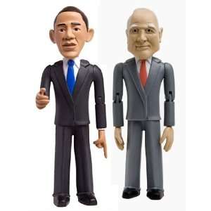  Barack Obama & John McCain 6 Inch Action Figures Set of 2 