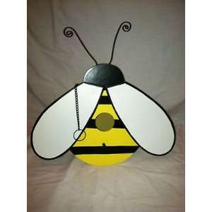  Hand Painted Bumble Bee   Bird House 