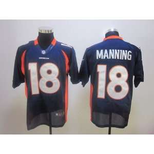 2012 Nike Peyton Manning #18 Denver Broncos Blue Jerseys Sz 2XL 