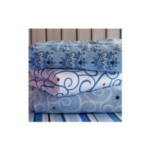   Lane LBCPC Luxe Blue Changing Pad Cover Design Light Blue Swirl Baby