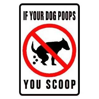 NO DOG POOP AREA pet clean PET cat NEW sign