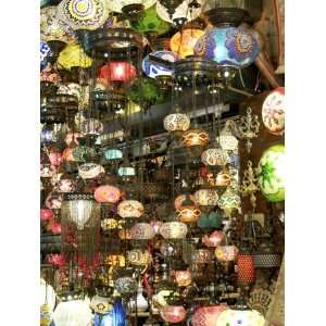  Lamps, Grand Bazaar, Istanbul, Turkey, Europe Photographic 