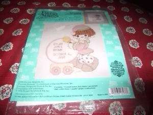NEW PRECIOUS MOMENTS COUNTED CROSS STITCH BABY ARRIVAL  