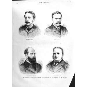  1882 PARLIAMENT MARJORIBANKS FIRTH FINGALL WENLOCK MEN 