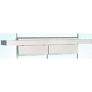 CRL Polished Stainless Double Floating Header for Overhead Concealed 