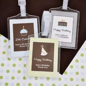  Personalized Birthday Luggage Tags
