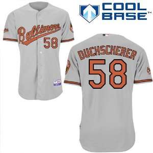 Justin Duchscherer Baltimore Orioles Authentic Road Cool Base Jersey 
