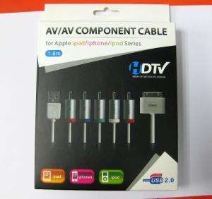 USB AV TV HD Video Cable Charger for iPhone 3G 3GS 4G iPad iPad2 FAST 