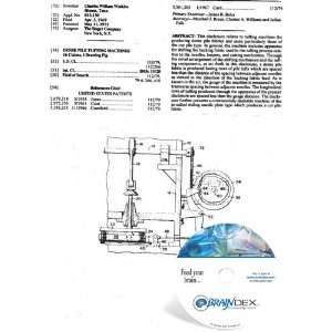    NEW Patent CD for DENSE PILE TUFTING MACHINES 