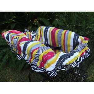  Josh Stripe   Tuffet Too Shopping Cart Cover Baby