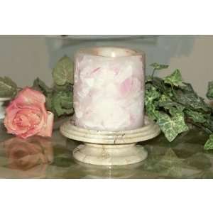  Cameo Marble Tray Candle Holder