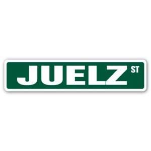  JUELZ Street Sign name kids childrens room door bedroom 