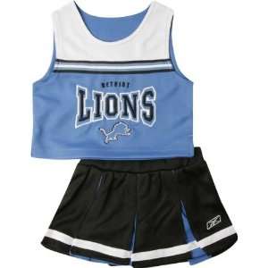   Detroit Lions Girls 4 6X 2 Pc Cheerleader Jumper