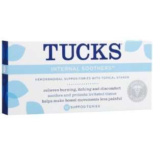 Tucks Topical Starch Hemorrhoidal Suppositories 12 count (Quantity of 