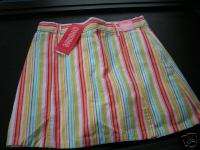 NWT gymboree tutti fruity rainbow striped skirt vhtf 4  