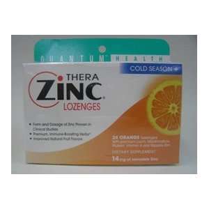  Zinc Lozenges Orange Cold Season Size 24