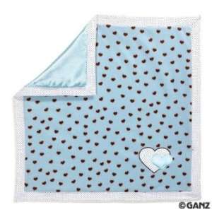  Hearts N Dots Blue Baby Blanket 29 Baby