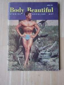   BEAUTIFUL bodybuilding muscle art magazine/GLENN BISHOP 4 57  