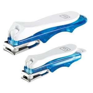  FINGER & TOE CLIPPER COMBO / COLOR / CLEAR WHITE Beauty