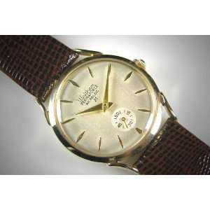  Permaforce 14K Solid Gold 25 Jewel 1950s Watch. Dates to circa 1950 