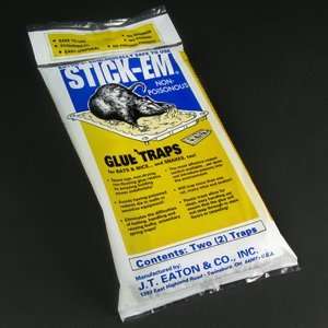  JT Eaton 111 24PRE Stick Em Pre Baited Rat Glue Trap with 