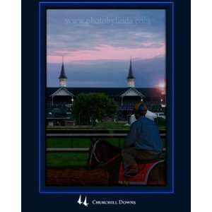  Linda Shier Twin Spires of Churchill Downs 13 x 19