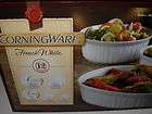 CorningWare 12 pcs French White Bake Microwave Serve NE