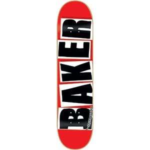  Baker Brand Logo Black Skateboard Deck   8.5 Sports 