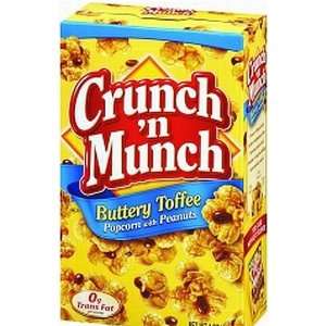 Crunch n Munch Buttery Toffee Popcorn Peanut Snack (6 Oz, 170g) 6 