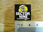 Sector Nine Skateboard Square Sticker Decal