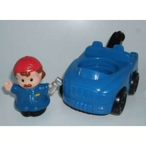 Little People Mechanic & Tow Truck (Blue Truck) Mattel Replacement 