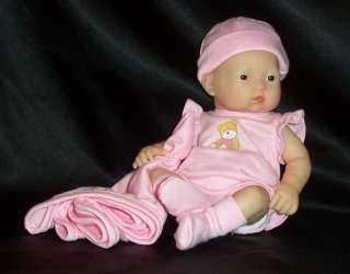 NIB Berenguer 2008 Mini La Newborn Asian Girl Doll 9.5  