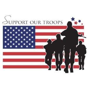  Support Our Troops Postage Stamp