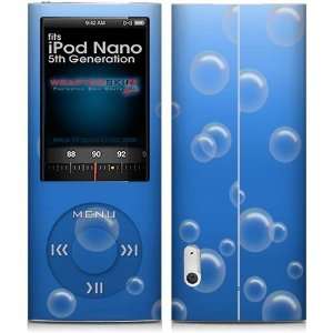  iPod Nano 5G Skin Bubbles Blue Skin and Screen Protector 