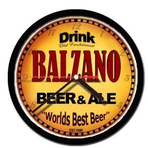  BALZANO beer and ale wall clock 