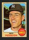 1968 Topps Baseball #246 Fritz Peterson (Yankees) NM