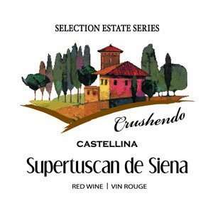  Wine Labels   Castellina Supertuscan di Siena Everything 