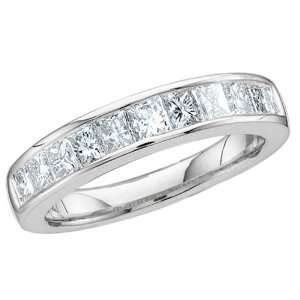   ct. Princess Cut Diamond Wedding Band (Size 5) Katarina Jewelry
