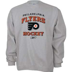  Philadelphia Flyers Stacked Logo Crewneck Fleece 