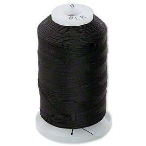  Simply Silk Beading Thick Thread Cord Size B Black 0.008 