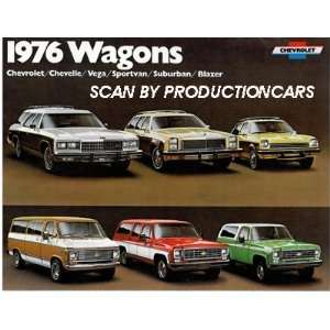 1976 Chevrolet Station Wagon   Malibu Caprice Impala   Sales Brochure 