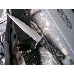  Trench Knife 2000, Micarta Handle, ComboEdge, Nylon Sheath 