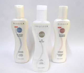   Biosilk Silk Therapy, Shampoo & Conditioner Trio Set 5.64oz Each New