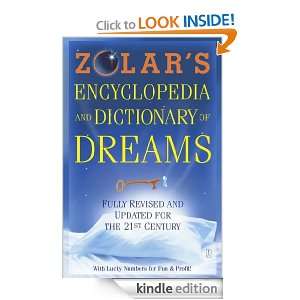 Zolars Encyclopedia and Dictionary of Dreams Zolar  