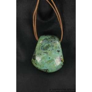  GORGEOUS TURQUOISE SHIELD SHAPED PENDANT 52x49mm 